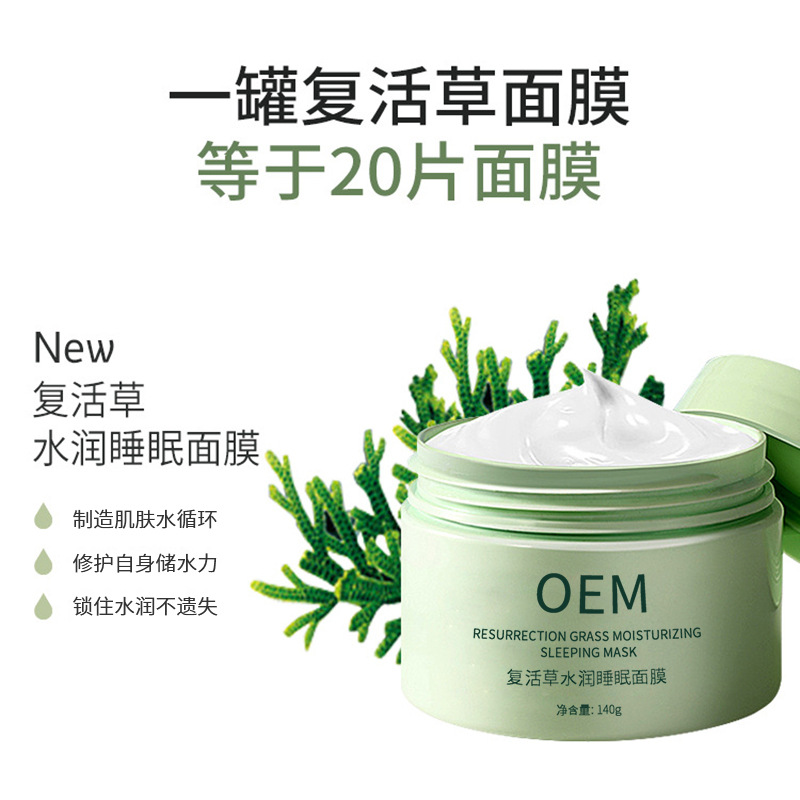 颜尚_复活草睡眠面膜OEM